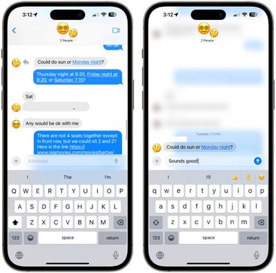 messages ios 17 scroll through the reply