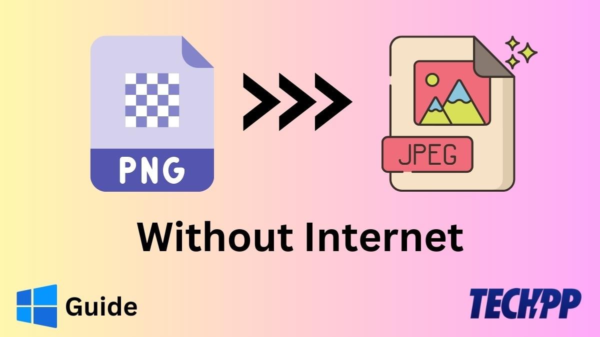 how to convert png to jpg/jpeg in windows without using internet?